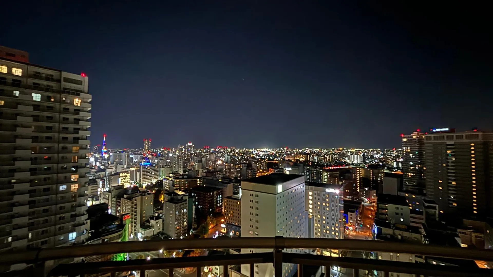 Lägenhet Nakajima Park Stay Ams Tower 27F Panoramic View Of Sapporo City
